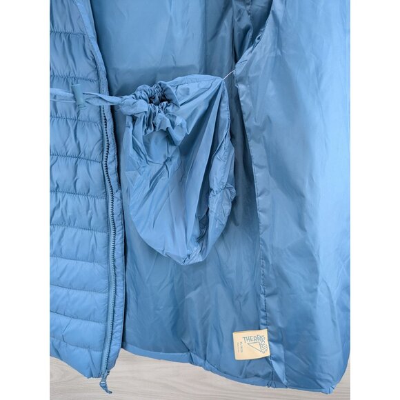 NWT There Abouts Teal Packable Puffer Jacket Girls XL 18/20 - Picture 6 of 7